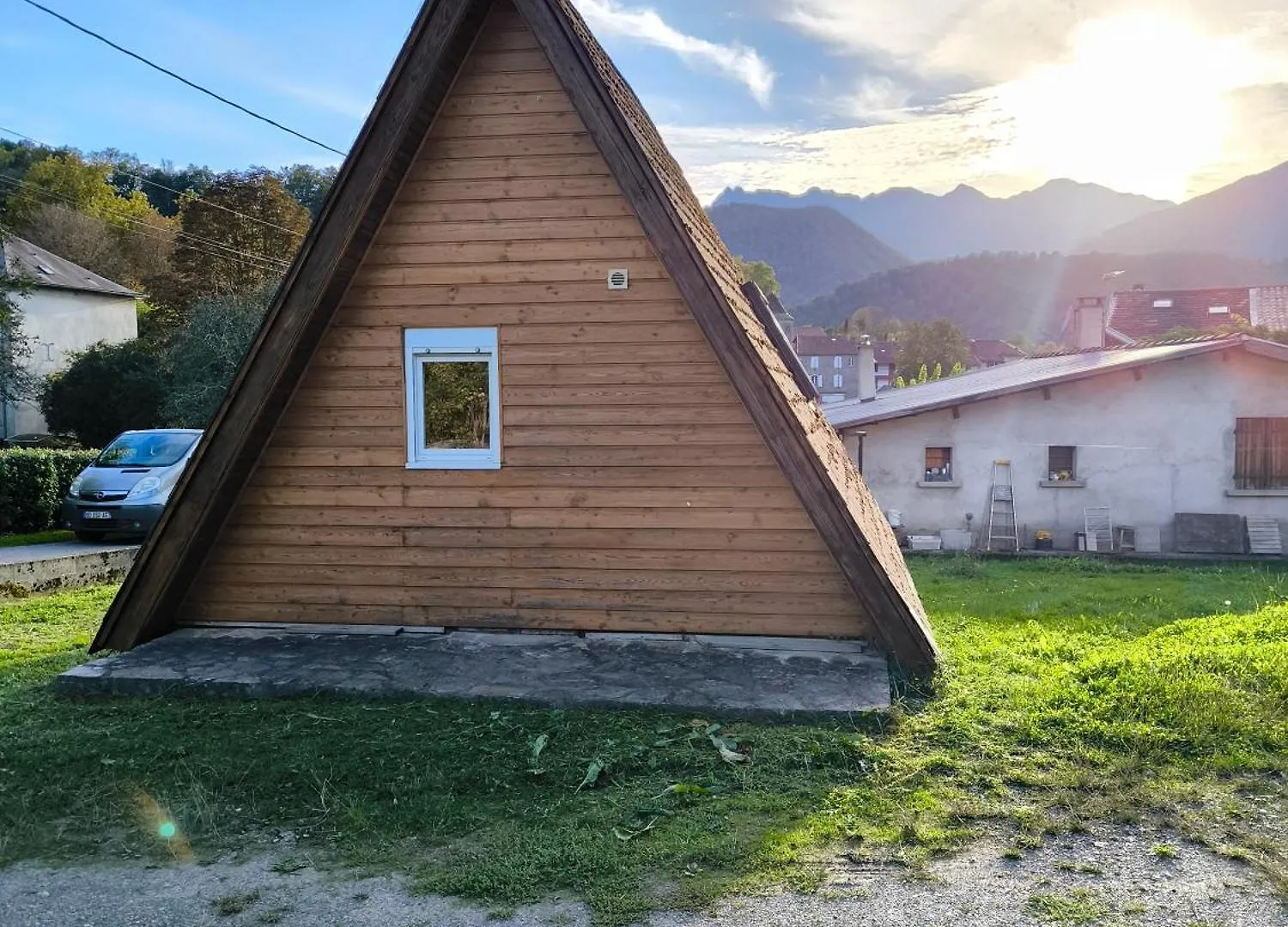 Petit Chalet Avec Terrasse Oust Franciaország